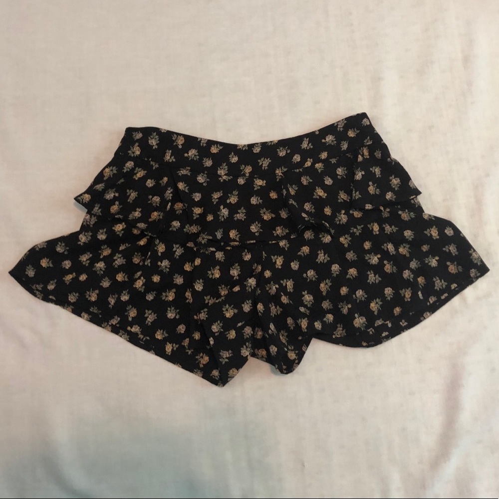 Papaya Flirty Floral Flowy Shorts